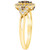 Chocolate Diamond (1/4 ct. t.w.) & Nude Diamond (1/4 ct. t.w.) Halo Ring in 14k Gold