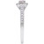 Diamond Halo Engagement Ring (1/2 ct. t.w.) in 14k White Gold