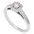 Diamond Halo Engagement Ring (1/2 ct. t.w.) in 14k White Gold