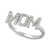 Diamond Mom Ring (1/6 ct. t.w.) in Sterling Silver