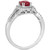 Couture® Passion Ruby (3/4 ct. t.w.) & Vanilla Diamond (1/3 ct. t.w.) Ring in Platinum