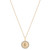 Diamond Scorpio Disc 18" Pendant Necklace (1/10 ct. t.w.) in 14k Gold-Plated Sterling Silver, Created for Macy's