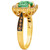 Mint Julep Quartz (2-1/5 ct. t.w.) & Diamond (1/2 ct. t.w.) Halo Ring in 14k Gold