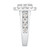 Diamond Cushion Halo Cluster Engagement Ring (4 ct. t.w.) in 14k White Gold