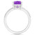 Women's Amethyst (2-1/2 ct.t.w.) and Diamond (1/10 ct.t.w.) Ring in Sterling Silver