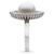 Cultured Freshwater Pearl (9-10 mm) and Cubic Zirconia Encrusted Ring in Sterling Silver
