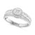 EFFY® Diamond Round Halo Cluster Ring (7/8 ct. t.w.) in 14k White Gold