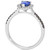 Blueberry Tanzanite (1/2 ct. t.w.) & Diamond (1/3 ct. t.w.) Ring in 14k White Gold