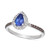 Blueberry Tanzanite (1/2 ct. t.w.) & Diamond (1/3 ct. t.w.) Ring in 14k White Gold