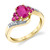 Ruby (1-1/3 ct. t.w.) & Diamond (1/10 ct. t.w.) Ring in 10k Gold