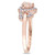 Morganite and Diamond Linked Heart Ring