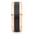 Men's Two-Tone Notched Band in Rose & Black Ion-Plated Tantalum