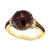 Chocolate Quartz (2-3/4 ct. t.w.) & Diamond (5/8 ct. t.w.) Halo Ring in 14k Gold