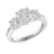 EFFY® Diamond Trio Cluster Ring (1-1/2 ct. t.w.) in 14k White Gold