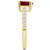 Garnet (1-1/10 Ct. T.W.) and Diamond (1/3 Ct. T.W.) Ring in 14K Yellow Gold