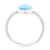 Larimar Oval Ring in Sterling Silver