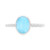 Larimar Oval Ring in Sterling Silver