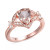 Aquamarine (1-1/2 ct. t.w.) & White Sapphire Ring in Sterling Silver (Also in Morganite, Tanzanite, , Ruby, Sapphire & Emerald)