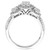 Diamond Three Stone Halo Ring (1 ct. t.w.) in 14k White Gold