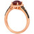 Pomegranate Garnet (1-3/8 ct. t.w.) & Diamond (1/4 ct. t.w.) Ring in 14k Rose Gold