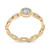 Diamond Chain Link Ring (1/10 ct. t.w.) in 14k Gold-Plated Sterling Silver, Created for Macy's