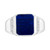 EFFY® Men's Lapiz Lazuli & White Sapphire (1/2 ct. t.w.) Ring in Sterling Silver
