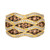 Chocolatier® Chocolate Diamond (1-1/3 ct. t.w.) & Vanilla Diamond (1/2 ct. t.w.) Wavy Statement Ring in 14k Gold