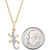 Diamond Lizard 18" Pendant Necklace (1/10 ct. t.w.) in 10k Gold,Created for Macy's