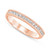 Diamond Milgrain Beaded Band (1/4 ct. t.w.) in 14k Gold