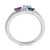 3-Pc. Multi-Gemstone Baguette Stack Rings (1-1/2 ct. t.w.) in Sterling Silver