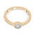Diamond Miracle-Plate Textured Ring (1/10 ct. t.w.) in 14k Gold-Plated Sterling Silver, Created for Macy's
