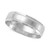 Men's Textured & Smooth Finish Band in 14k White Gold