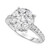Diamond Halo Cluster Engagement Ring (2 ct. t.w.) in 14k White Gold