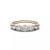 Moissanite Graduated Seven Stone Band 7/8 ct. t.w. Diamond Equivalent in 14k White, Yellow, or Rose Gold