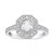Art Carved Diamond Rose-Cut Halo Engagement Ring (3/4 ct. t.w.) in 14k White, Yellow or Rose Gold