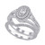 Certified Diamond (3/4 ct. t.w.) Bridal Set in 14K White Gold