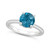 Women's London Blue Topaz (2-2/5 ct.t.w.) and Diamond Accent Ring in Sterling Silver