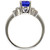Tanzanite (1 ct. t.w.) and Diamond (1/10 ct. t.w.) Ring in 14k White Gold