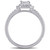 Diamond Emerald-Cut Double Halo Engagement Ring (1 ct. t.w.) in 14k White Gold