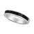 Sterling Silver Ring, Black Diamond Baguette Ring (1 ct. t.w.)