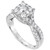 Diamond Twist Engagement Ring (1-1/4 ct. t.w.) in 14k White Gold