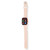 Unisex Blush Pink Silicone Smart Watch 38mm