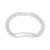 Cuban Chain ID Bracelet in 14k Gold-Plated Sterling Silver or Sterling Silver
