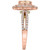 Morganite (7/8 ct. t.w.) & Diamond (7/8 ct. t.w.) Double Halo Ring in 14k Rose Gold