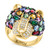 EFFY® Multi-Gemstone (4-1/2 ct. t.w.) & Diamond (1/2 ct. t.w.) Panther Ring in 14k Gold