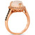 Neopolitan Opal (1-7/8 ct. t.w.) & Diamond (1/3 ct. t.w.) Heart Ring in 14k Rose Gold