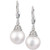 Windsor Cultured Freshwater Pearl (11mm) Drop Earrings in Sterling Silver