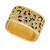 14K Gold Plated Cheetah Print Band Ring