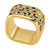 14K Gold Plated Cheetah Print Band Ring