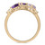Amethyst (7/8 ct. t.w.) & White Topaz (5/8 ct. t.w.) Scatter Cluster Ring in 14k Gold, Created for Macy's